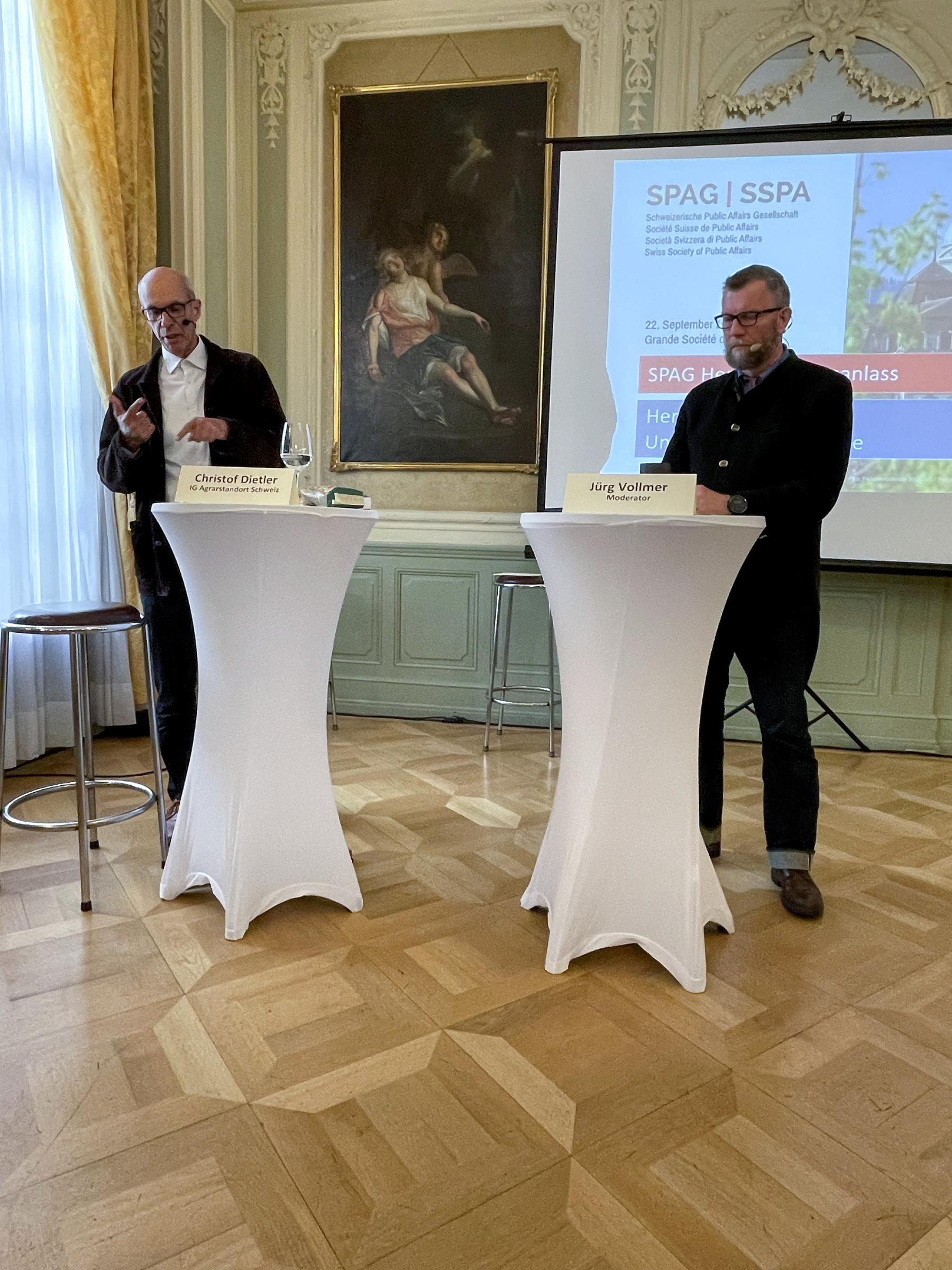 Christof Dietler und Jürg Vollmer